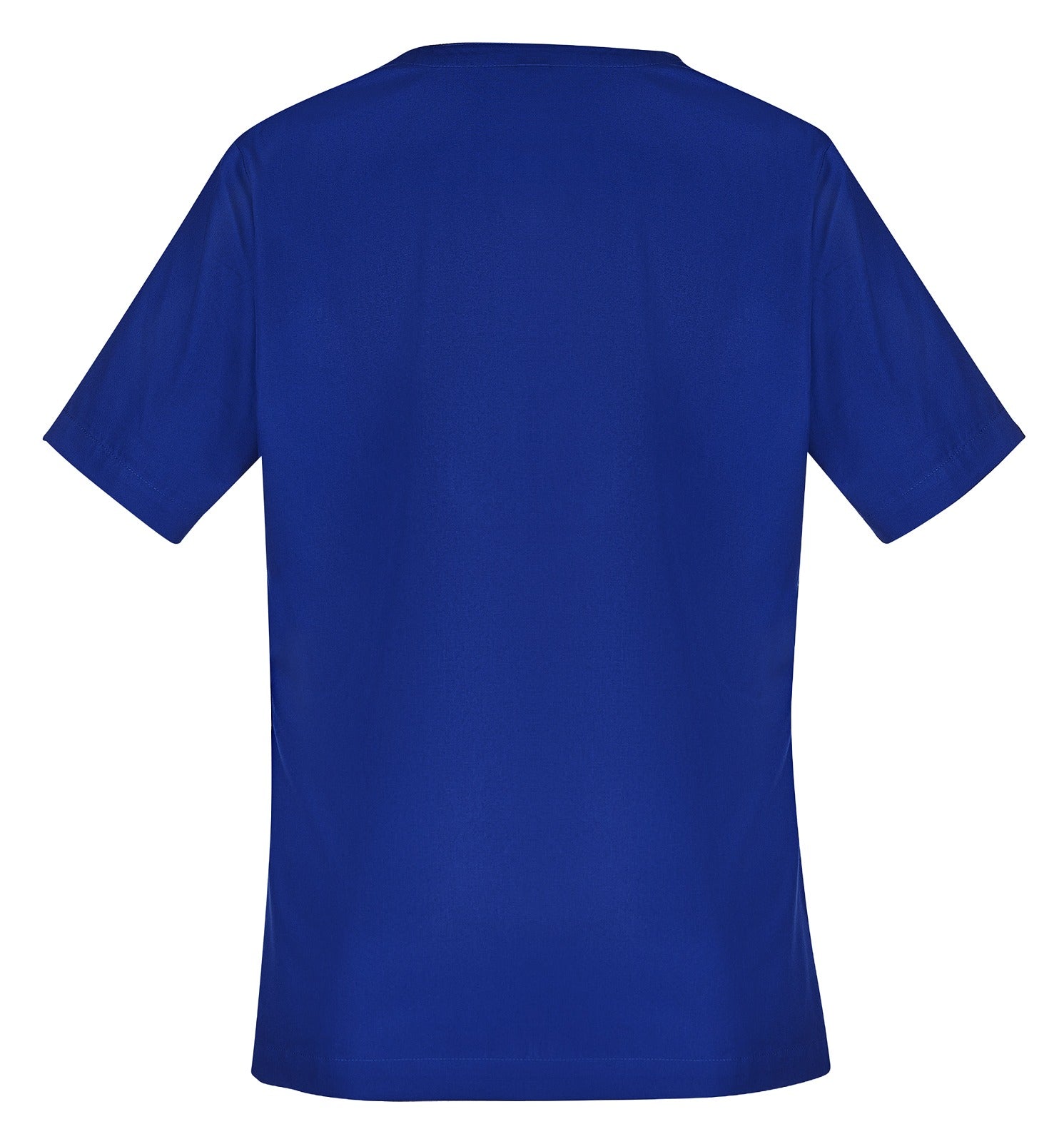 Tokyo Womens Scrub Top Royal back view