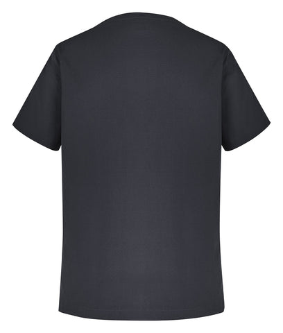 Tokyo Mens Scrub Top Charcoal back view