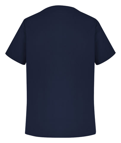 Tokyo Mens Scrub Top Midnight Navy back view