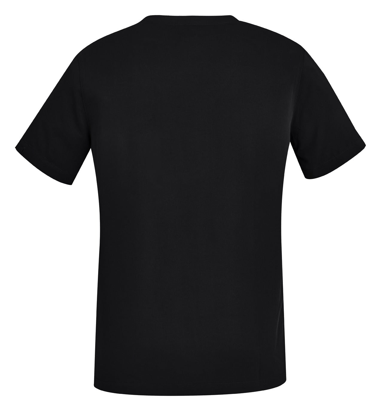 Avery Womens V-Neck Scrub Top Black back view