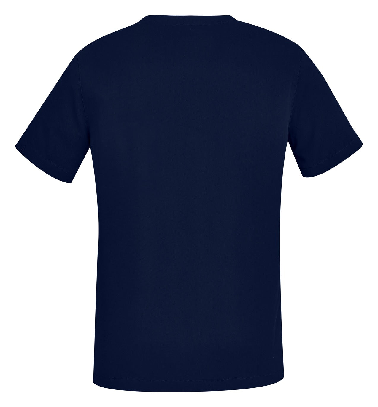 Avery Womens V-Neck Scrub Top Midnight Navy back view
