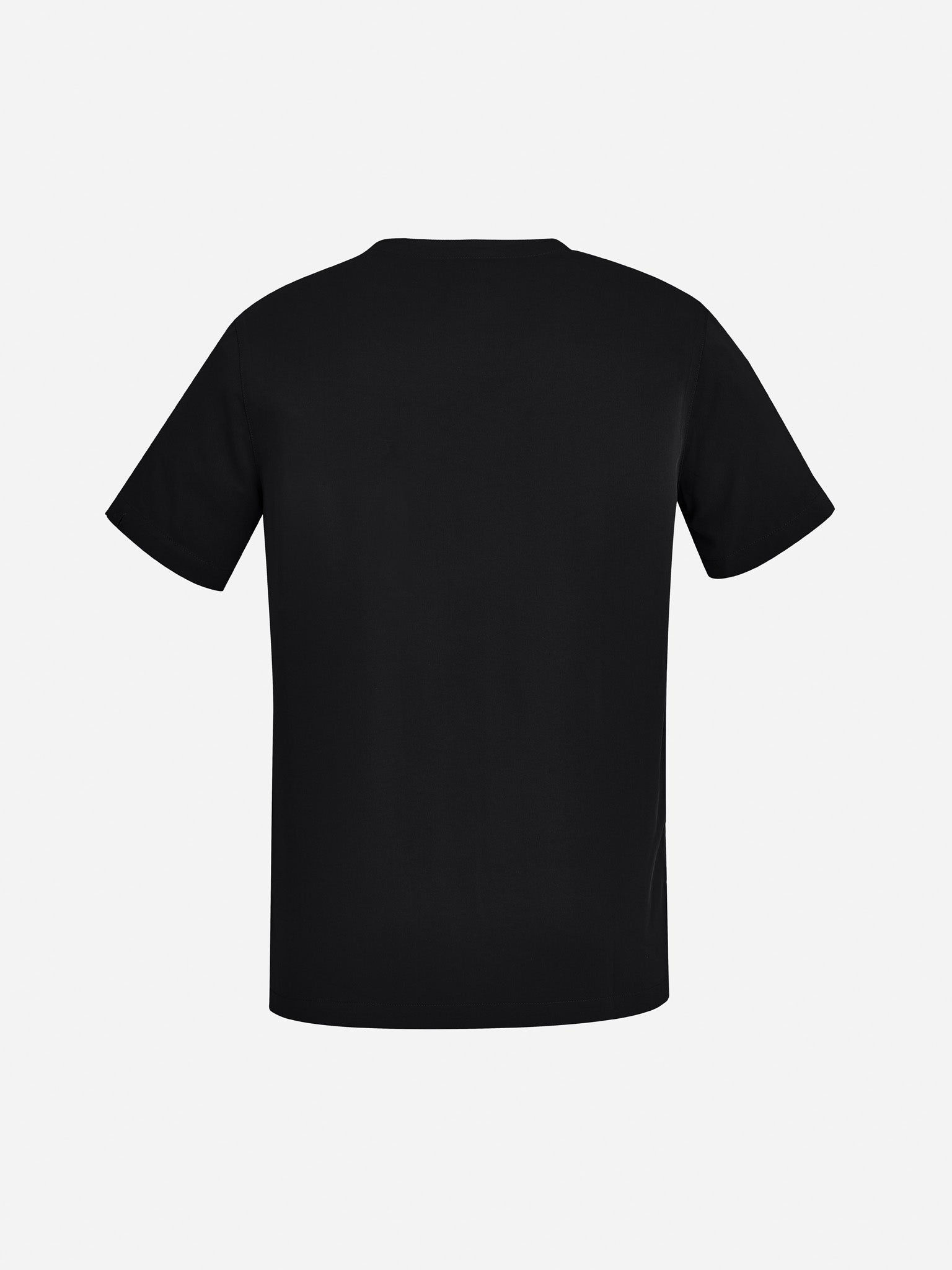 Avery Mens V-Neck Scrub Top Black back view