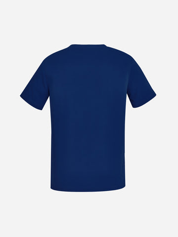 Avery Mens V-Neck Scrub Top Navy back view
