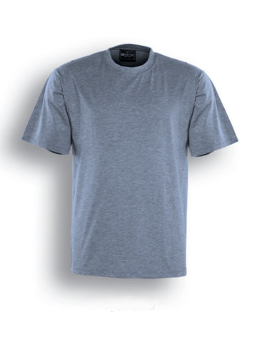 Kids Plain Cotton Tee Shirt in Grey