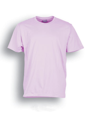 Kids Plain Cotton Tee Shirt in Light Pink