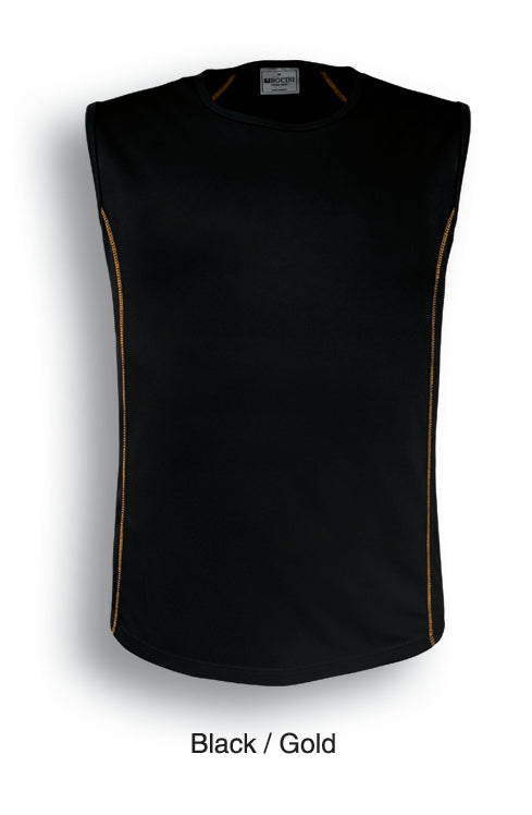Stitch Featured Essentials - Mens Stitch Body Tank in Black/Gold
