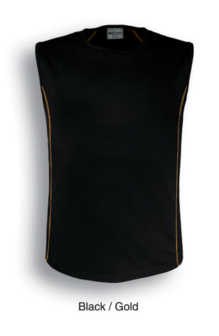 Stitch Featured Essentials - Mens Stitch Body Tank in Black/Gold