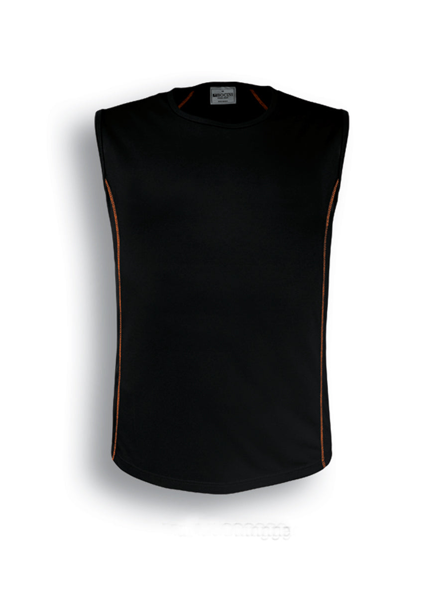 Stitch Featured Essentials - Mens Stitch Body Tank in Black/Orange
