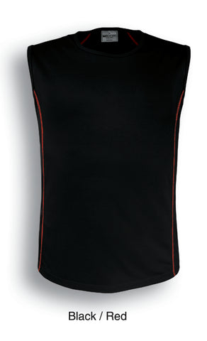 Stitch Featured Essentials - Mens Stitch Body Tank in Black/Red