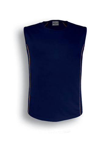Stitch Featured Essentials - Mens Stitch Body Tank in Navy/Gold