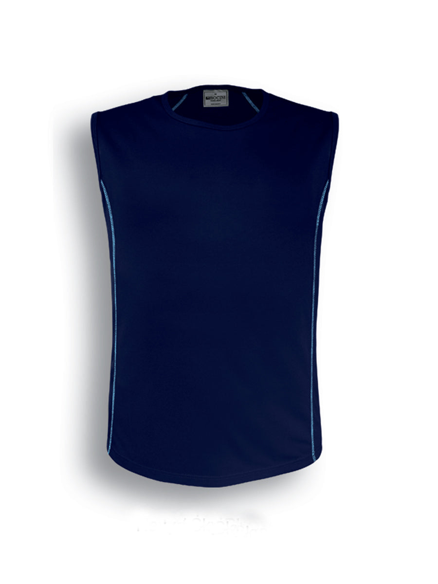 Stitch Featured Essentials - Mens Stitch Body Tank in Navy/Sky Blue
