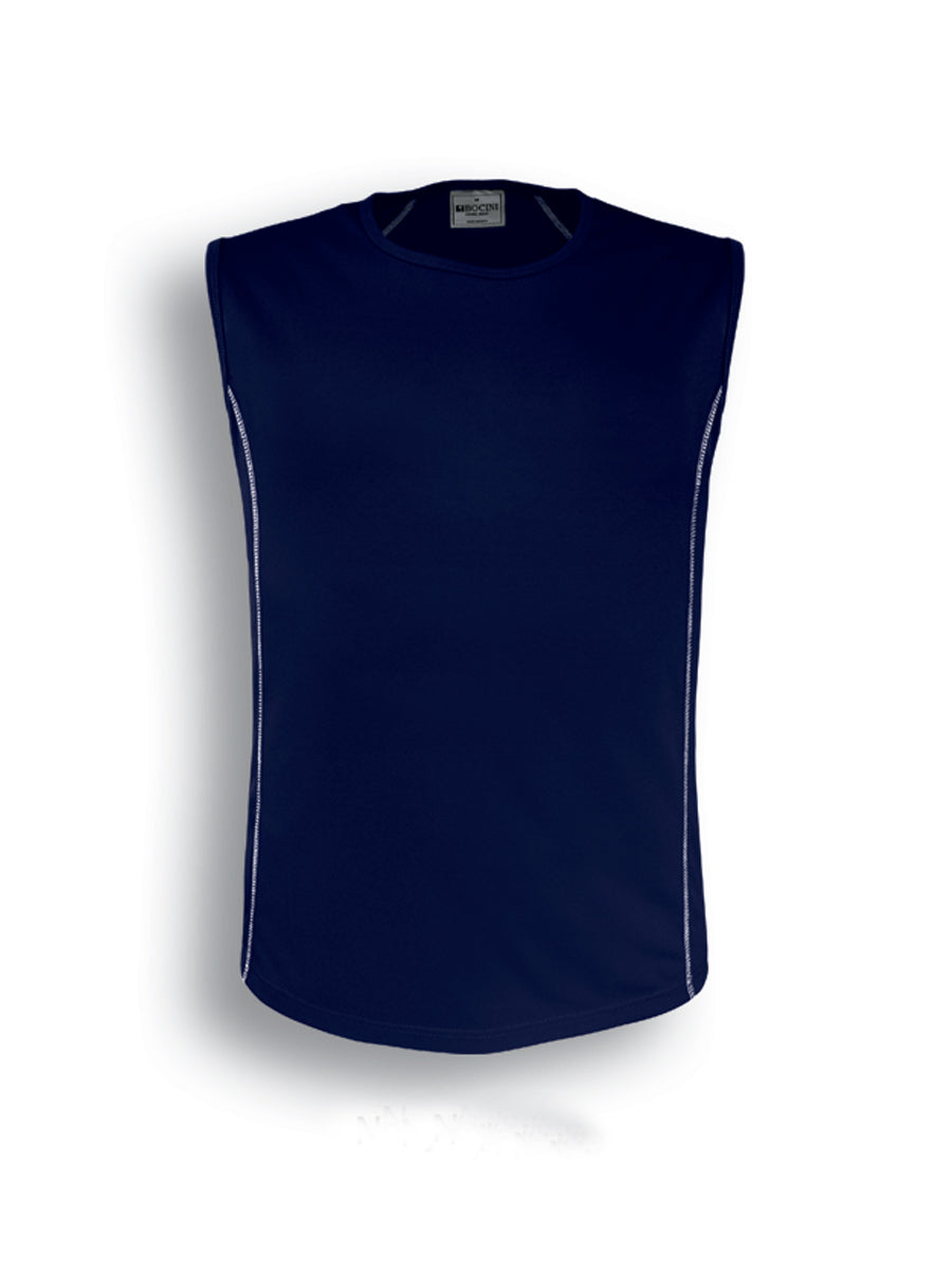 Stitch Featured Essentials - Mens Stitch Body Tank in Navy/White
