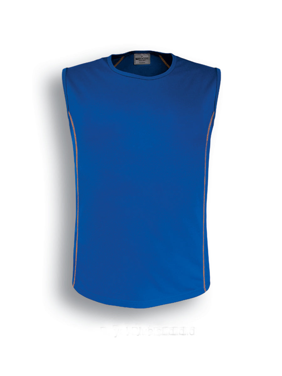 Stitch Featured Essentials - Mens Stitch Body Tank in Royal/Gold