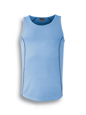 Stitch Feature Essentials-Kids Stitch Singlet in Sky Blue/Navy