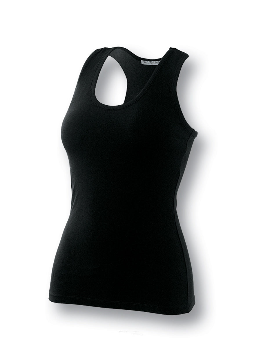 Ladies Gym Singlet in Black