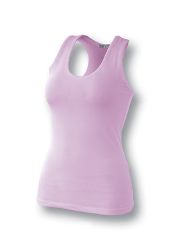 Ladies Gym Singlet in Pink