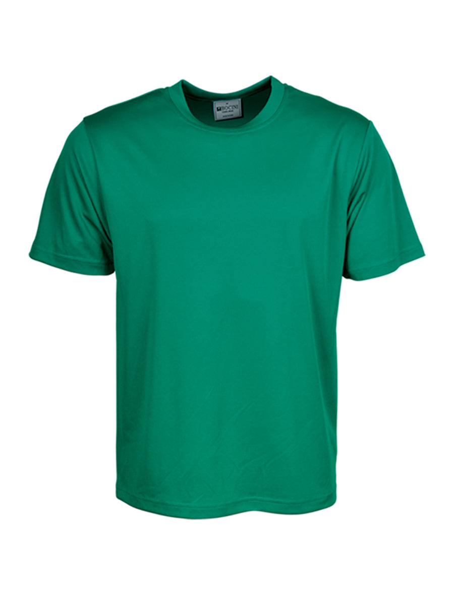 Kids Plain Breezeway Micromesh Tee Shirt in Jade