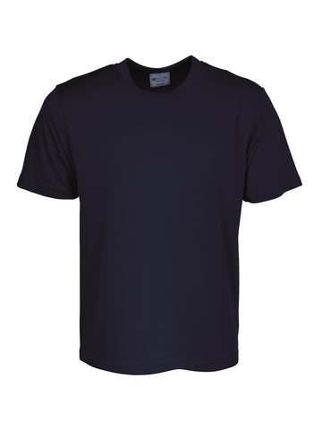 Kids Plain Breezeway Micromesh Tee Shirt in Navy