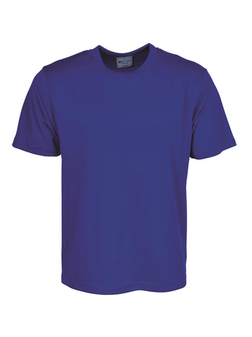 Kids Plain Breezeway Micromesh Tee Shirt in Royal