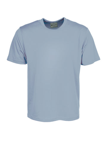 Kids Plain Breezeway Micromesh Tee Shirt in Stone Blue