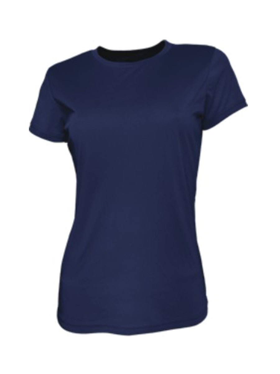 Ladies Brushed Tee Shirt in Navy
