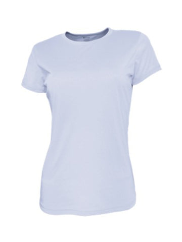 Ladies Brushed Tee Shirt in White