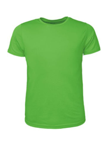 Kids Brushed Tee Shirt in Lime