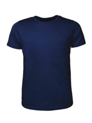 Kids Brushed Tee Shirt in Navy