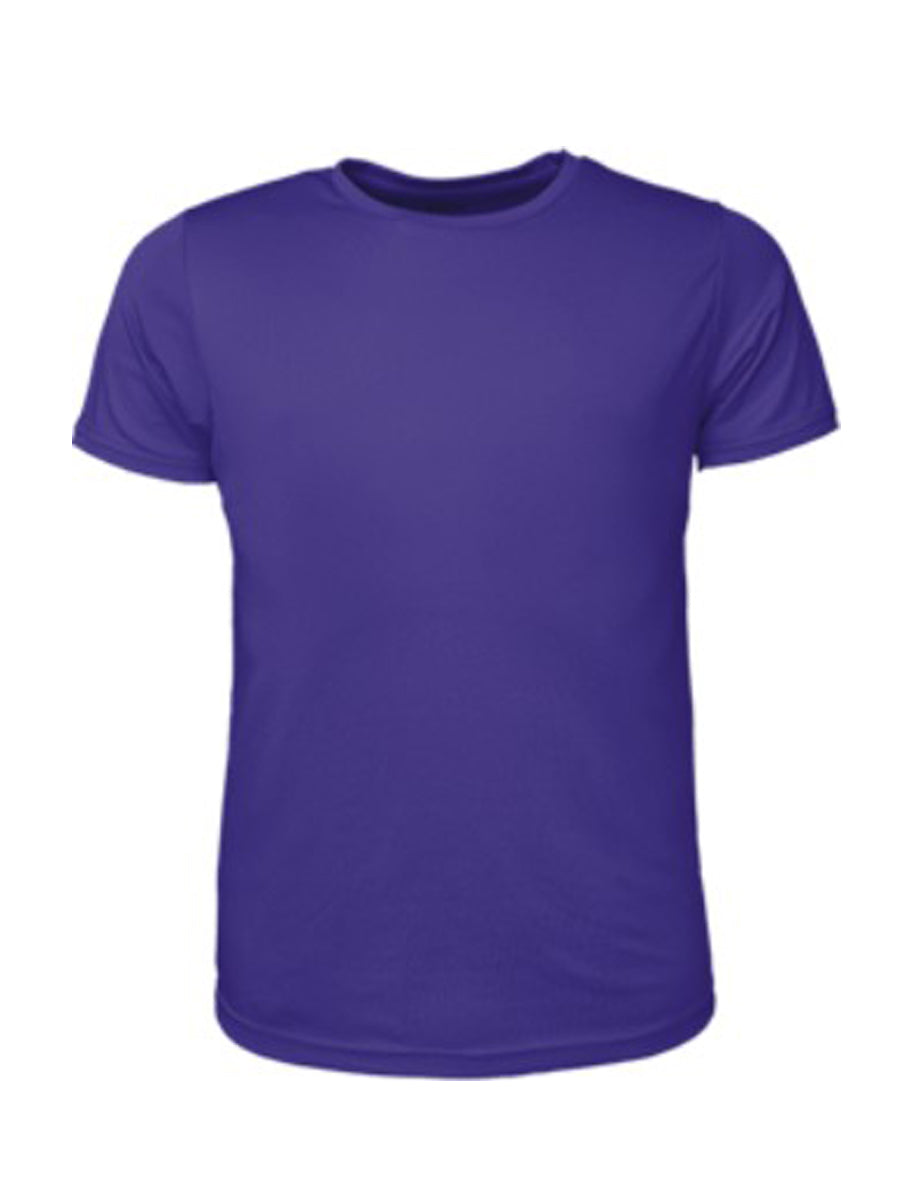 Kids Brushed Tee Shirt in Purple