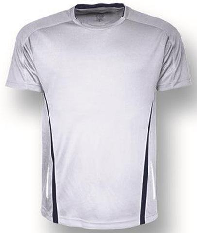 Unisex Adults Elite Sports Tee in White/Navy