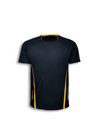 Kids Elite Sports Tee in Black/Gold