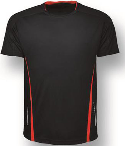 Kids Elite Sports Tee in Black/Red