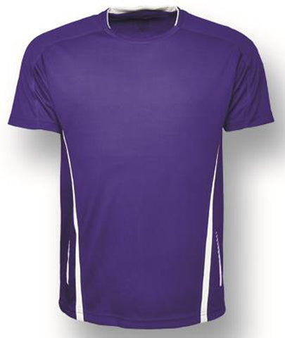 Kids Elite Sports Tee in Purple/White
