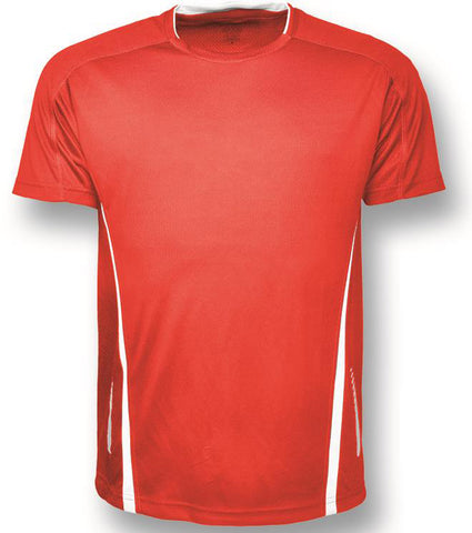 Kids Elite Sports Tee in Red/White