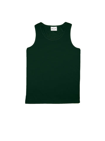 Unisex Adults Breezeway Micromesh Singlet in Bottle Green
