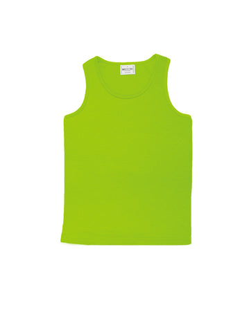 Unisex Adults Breezeway Micromesh Singlet in Lime
