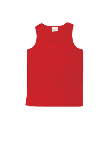Unisex Adults Breezeway Micromesh Singlet in Red