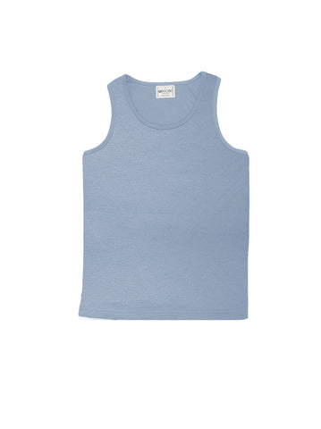 Unisex Adults Breezeway Micromesh Singlet in Stone Blue