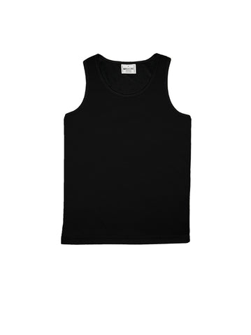 Kids Breezeway Micromesh Singlet in Black