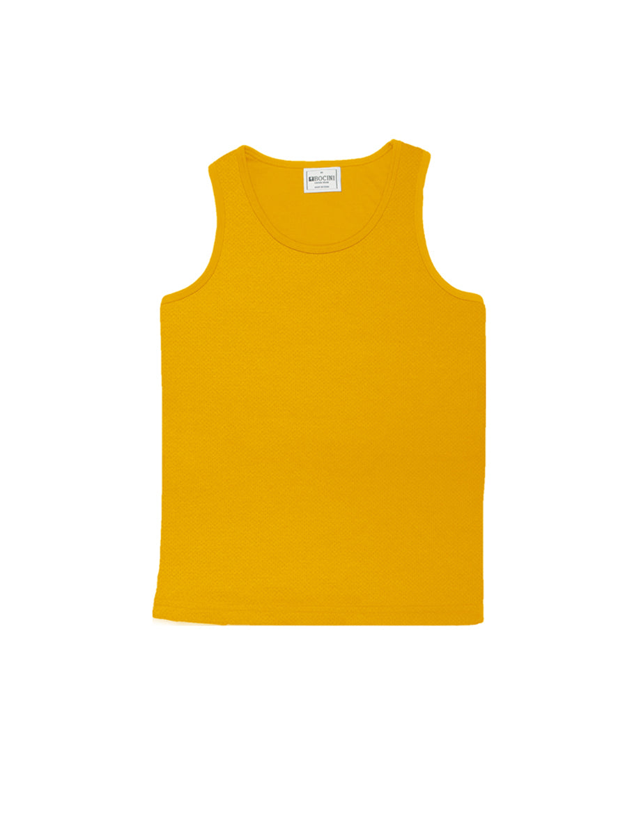 Kids Breezeway Micromesh Singlet in Gold