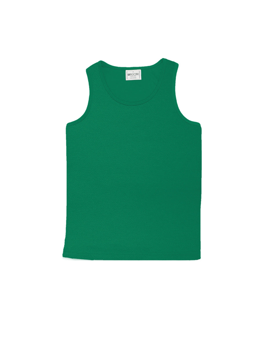 Kids Breezeway Micromesh Singlet in Jade