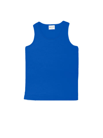 Kids Breezeway Micromesh Singlet in Royal