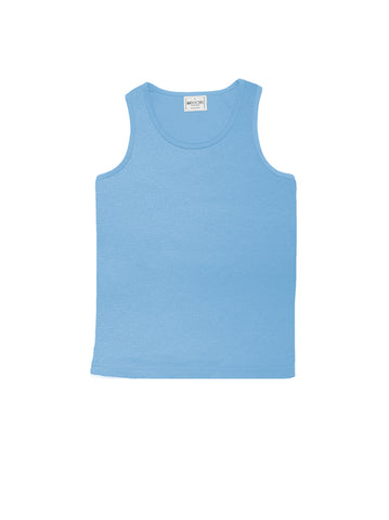Kids Breezeway Micromesh Singlet in Sky Blue