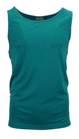 Kids Breezeway Micromesh Singlet in Teal