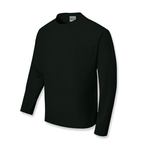 Unisex Adults Sun Smart L/S Tee Shirt in Black