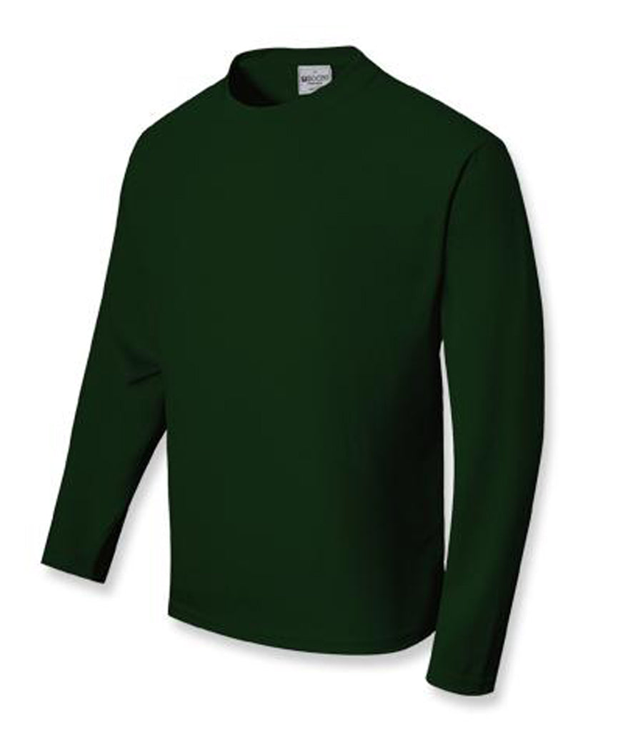 Unisex Adults Sun Smart L/S Tee Shirt in Bottle Green