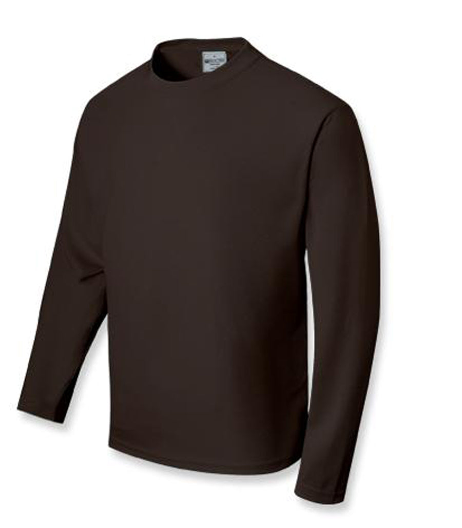 Unisex Adults Sun Smart L/S Tee Shirt in Chestnut