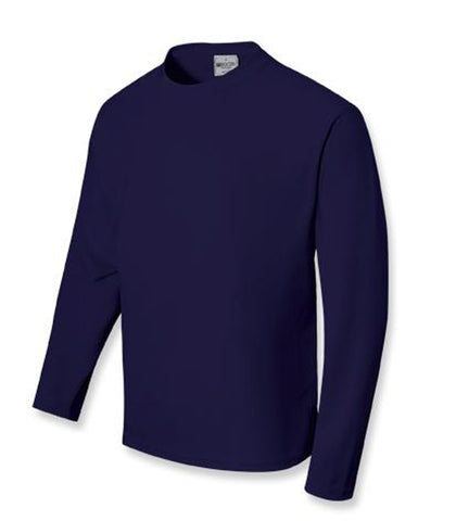 Unisex Adults Sun Smart L/S Tee Shirt in Navy