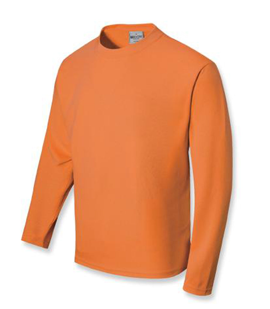 Unisex Adults Sun Smart L/S Tee Shirt in Orange