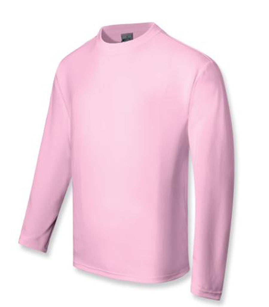 Unisex Adults Sun Smart L/S Tee Shirt in Pink